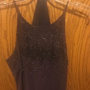 Brown formal dress